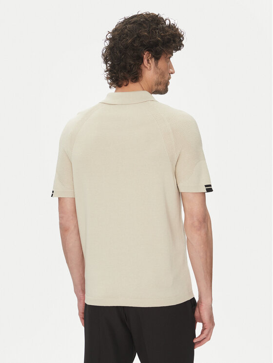 BOSS BOSS Polo K_Perform-Max_Pl 50537146 Beżowy Slim Fit