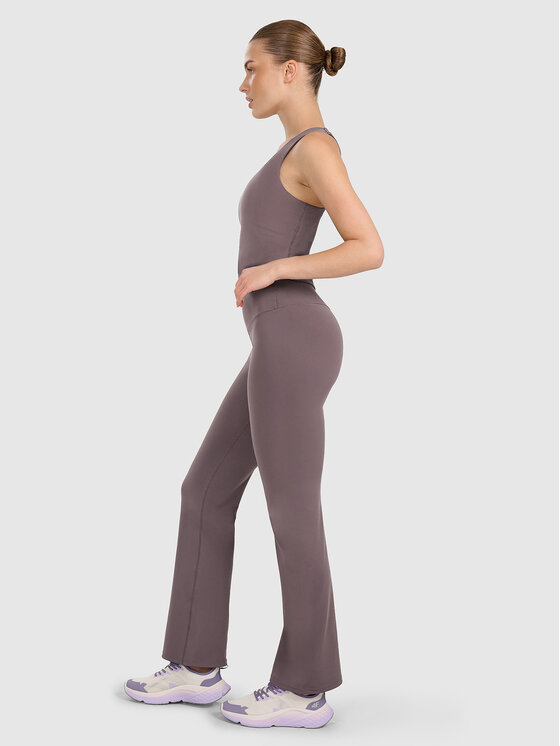 4F 4F Legginsy MULTI ACTIVE Brązowy Slim Fit