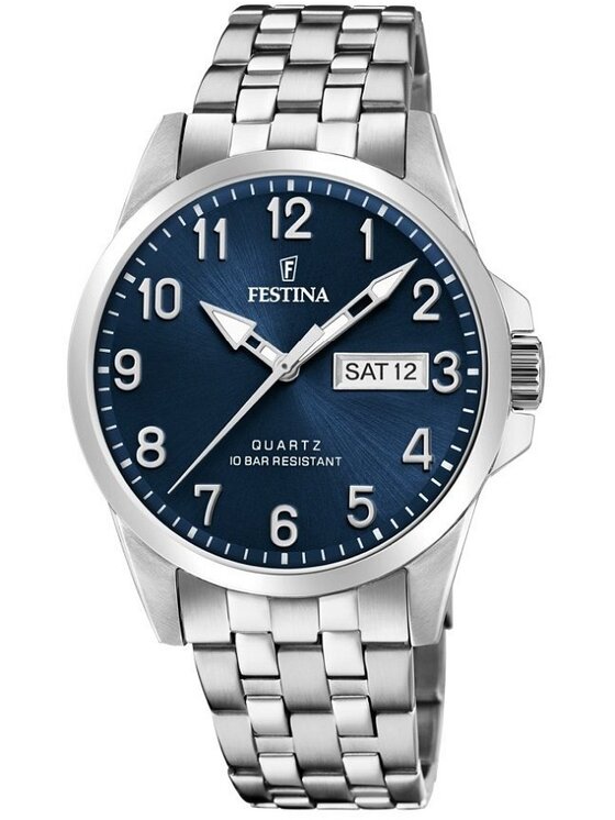 Zegarek Festina, Srebrny, F20357/C