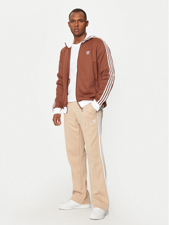 adidas Sweatshirt adicolor Classics Beckenbauer IY9879 Braun Slim Fit Modivo