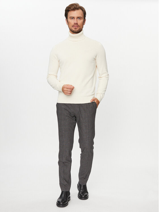 Boss Boss Rolák Akiro 50498952 Écru Regular Fit