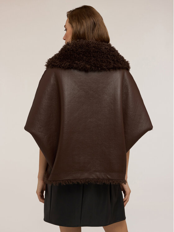 Motivi Motivi Pelliccia 8047W000058N032 Marrone Over Fit