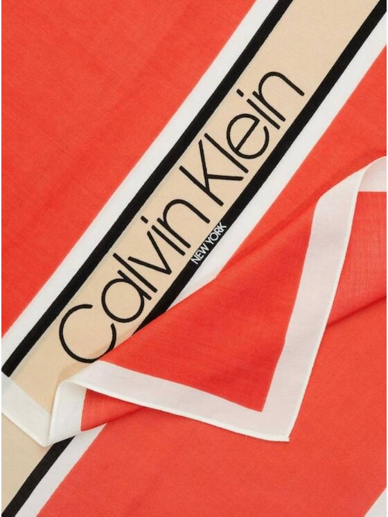 Calvin Klein Calvin Klein Szalik SZALIK DAMSKI Czerwony
