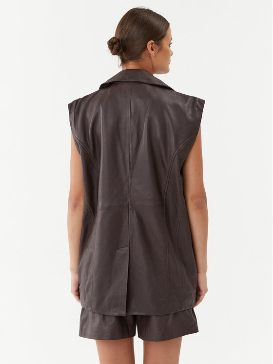 Gestuz Gestuz Kamizelka 10908176 Brązowy Relaxed Fit