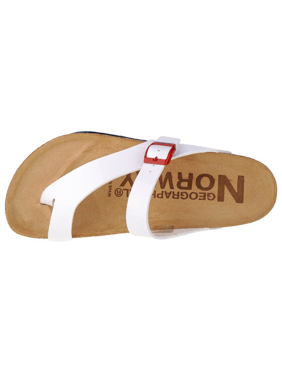Geographical Norway Geographical Norway Japonki Geographical Norway Sandalias Infradito Donna Biały