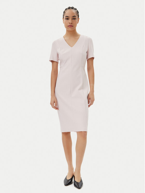 BOSS BOSS Igapäevane kleit Damaisa 50490044 Heleроosa Slim Fit