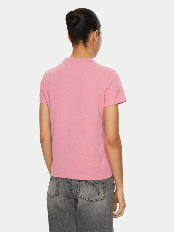 Tommy Jeans Tommy Jeans Tričko DW0DW20153 Ružová Regular Fit