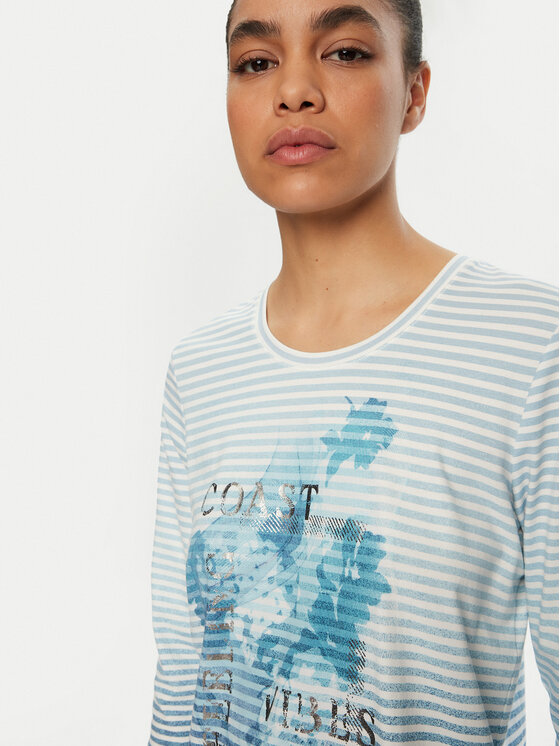 Olsen Olsen Bluse 11104981 Blau Regular Fit