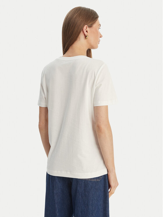 Luisa Spagnoli Luisa Spagnoli T-Shirt Ballada 543153 Λευκό Regular Fit