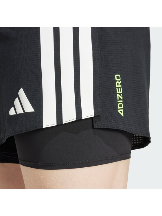 adidas adidas Szorty sportowe Adizero Running Czarny Slim Fit