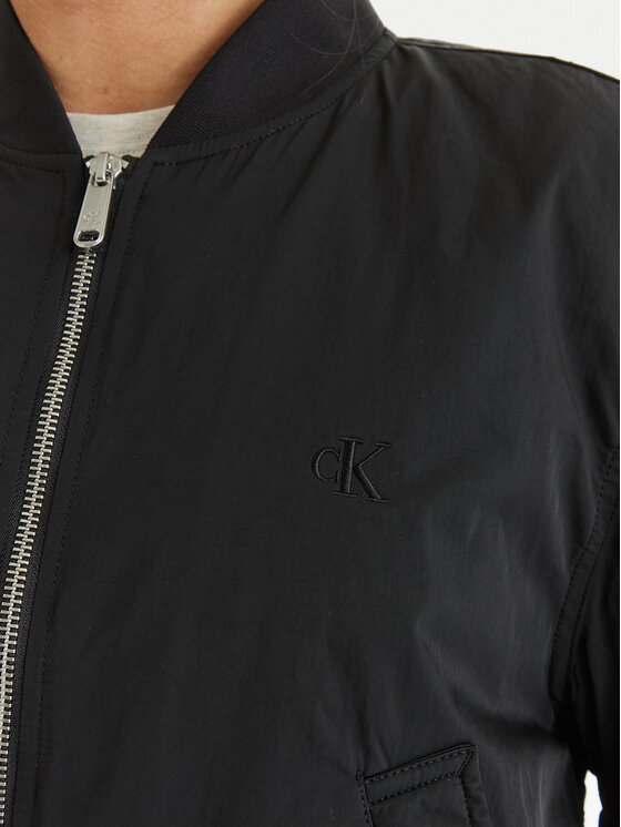 Calvin Klein Jeans Calvin Klein Jeans Kurtka bomber Essential LV047F505G Czarny Regular Fit