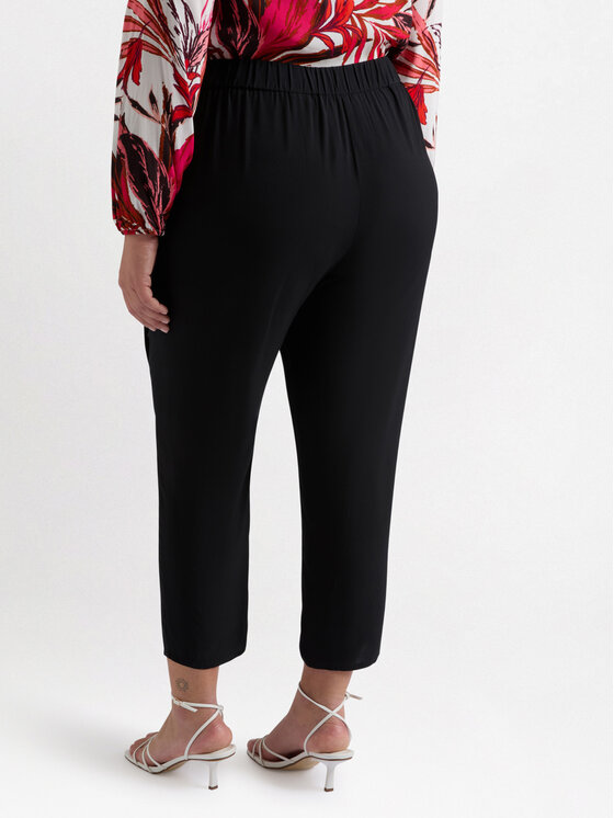 Fiorella Rubino Fiorella Rubino Spodnie materiałowe P137T004840N033 Czarny Regular Fit