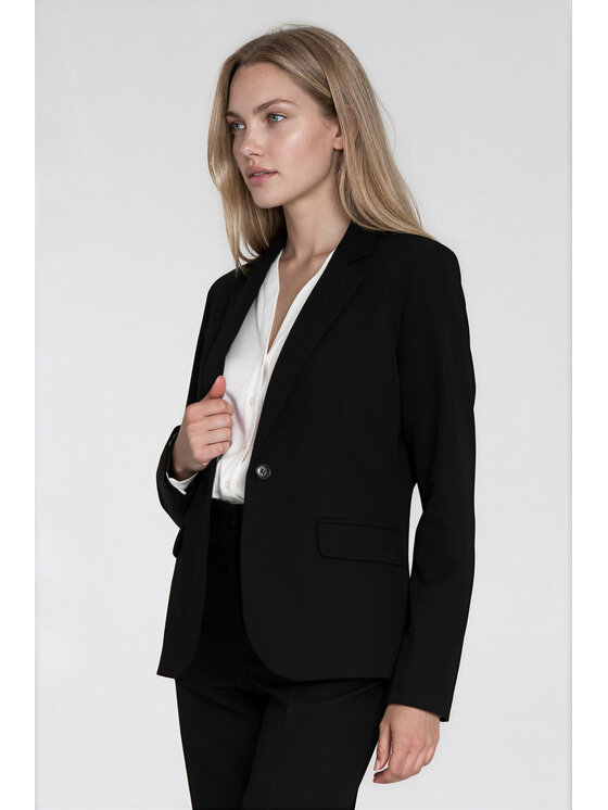 NIFE NIFE Marynarka Z117 Czarny Regular Fit