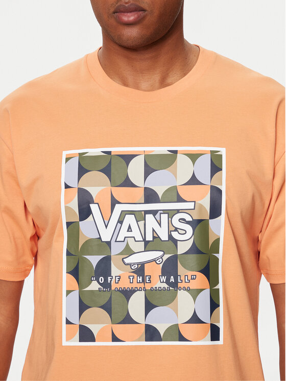 Vans Vans Тишърт Mn Classic Print Box VN0A5E7Y Кафяв Classic Fit