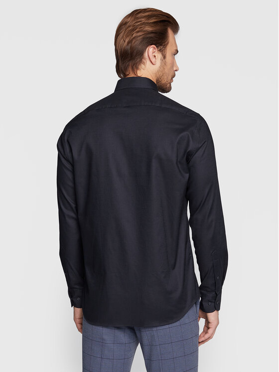 Tommy Hilfiger Tommy Hilfiger Cămașă Flex MW0MW29969 Bleumarin Regular Fit