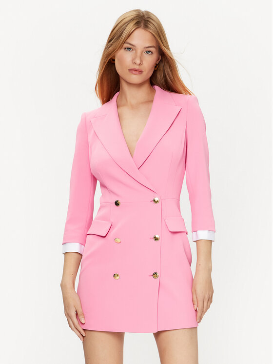 Elisabetta Franchi Elisabetta Franchi Φόρεμα κοκτέιλ AB-406-32E2-V650 Ροζ Slim Fit