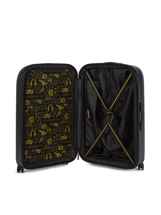 Mandarina Duck Mandarina Duck Großer Koffer Logoduck+ P10SZV35651 Schwarz
