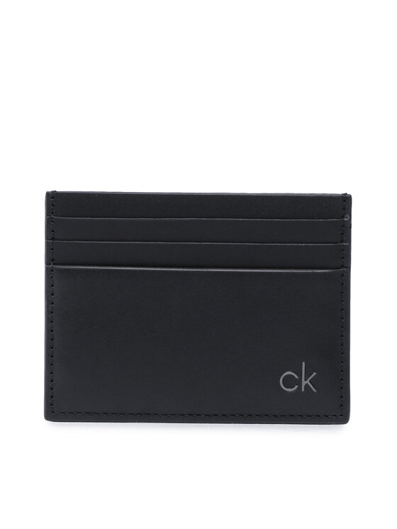 Calvin Klein Etui pentru carduri Smooth Ck Cardholder K50K504298 Negru