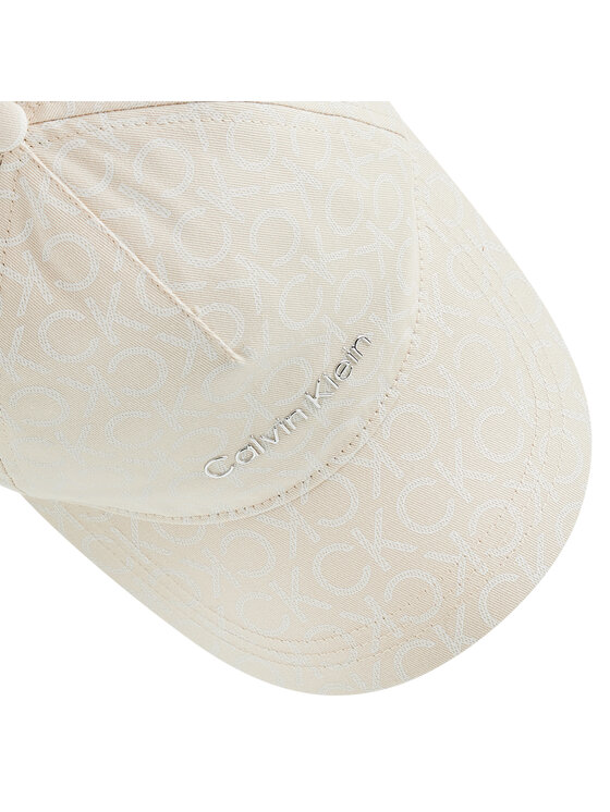 Calvin Klein Calvin Klein Czapka z daszkiem Tpu Branding BB Cap Mono K60K609154 Beżowy