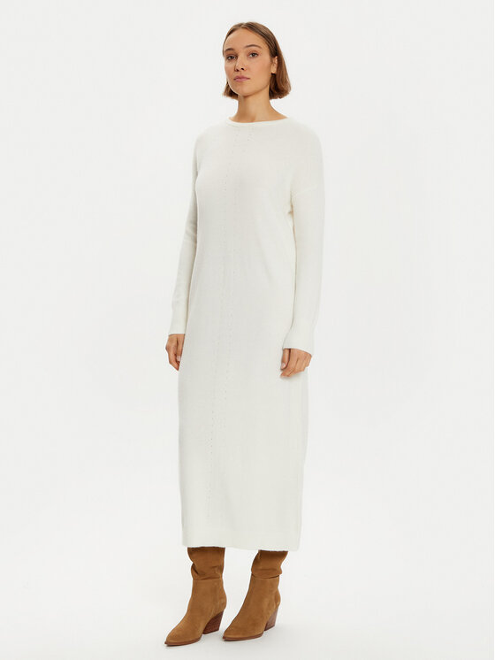 Liu Jo Liu Jo Rochie tricotată WF4533 MS009 Écru Regular Fit