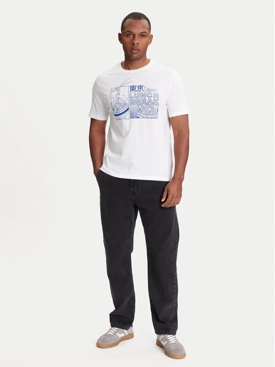United Colors Of Benetton United Colors Of Benetton T-Shirt 3I1XU10A4 Biały Relaxed Fit