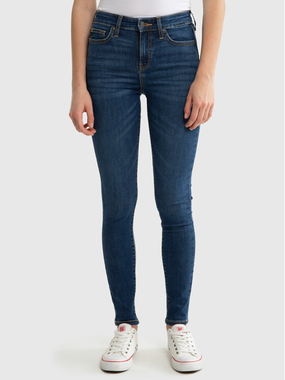 BIG STAR BIG STAR Jeansy LORENA HIGH WAIST Niebieski Skinny Fit