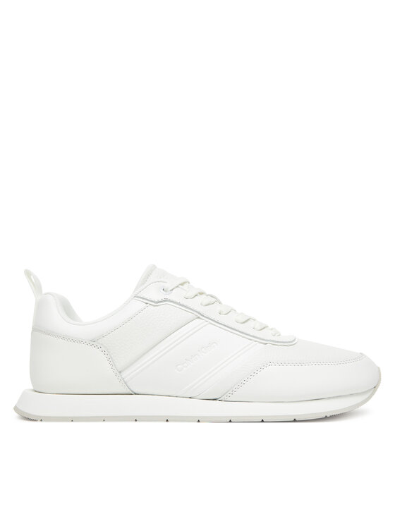 Calvin Klein Calvin Klein Sneakersy Low Prof Runn Laceup Tape HM0HM01897 Biały