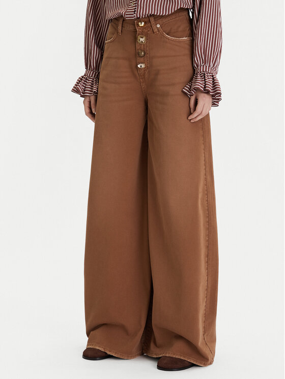 ViCOLO ViCOLO Farmer DF5057 Barna Wide Leg