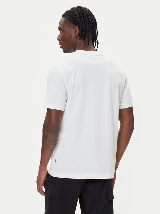BOSS BOSS Tričko Te_Brokenice 50554640 Biela Regular Fit