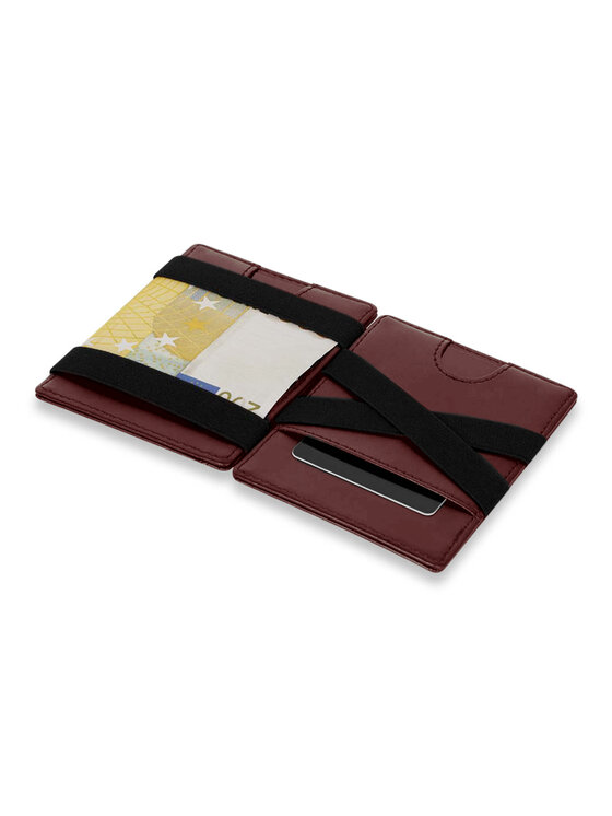James Hawk James Hawk Mały Portfel Męski Męski skórzany portfel slim z RFID Brązowy