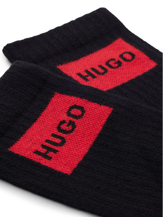 HUGO Hugo 2er-Set hohe Herrensocken 50510640 Schwarz