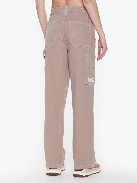 BDG Urban Outfitters BDG Urban Outfitters Auduma bikses BDG UTILITY SKATE SAND 76474220 Bēšs Relaxed Fit