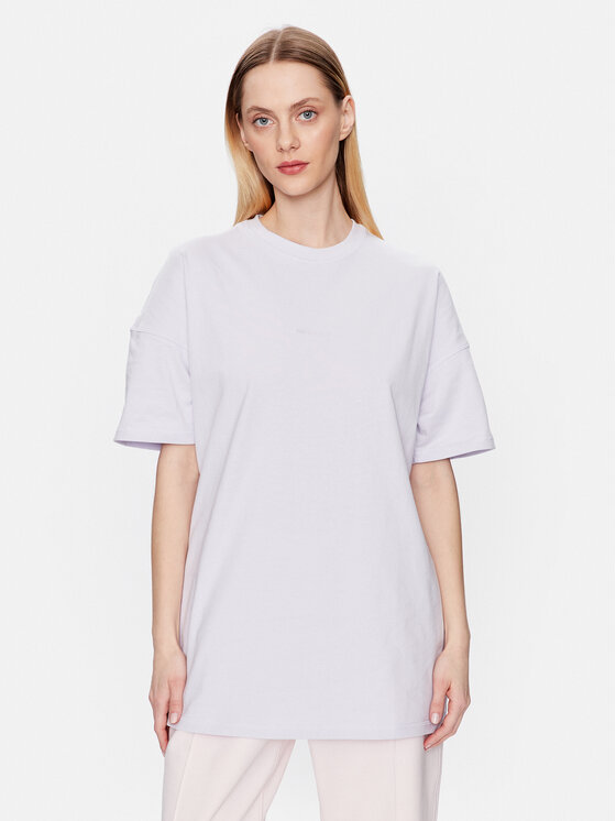 New Balance New Balance T-Shirt Athletics Nature WT23556 Fialová Relaxed Fit