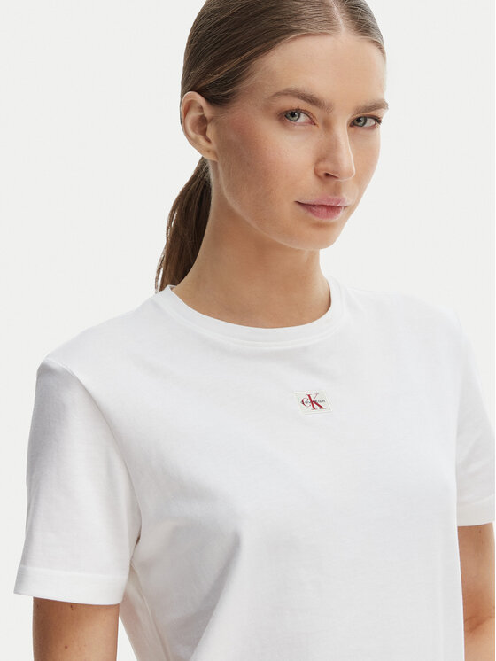 Calvin Klein Jeans Calvin Klein Jeans Tricou LV047F227G Alb Classic Fit