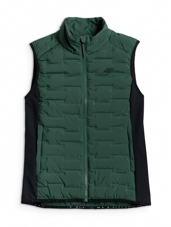 4F 4F Αμάνικο Μπουφάν TREKKING Χακί Slim Fit