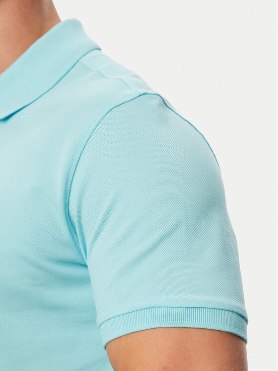 Beverly Hills Polo Club Beverly Hills Polo Club Tricou polo P-SS26M-P42560 Turcoaz Regular Fit