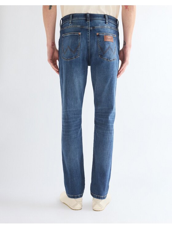 Wrangler Wrangler Jeansy LARSTON Niebieski Slim Fit