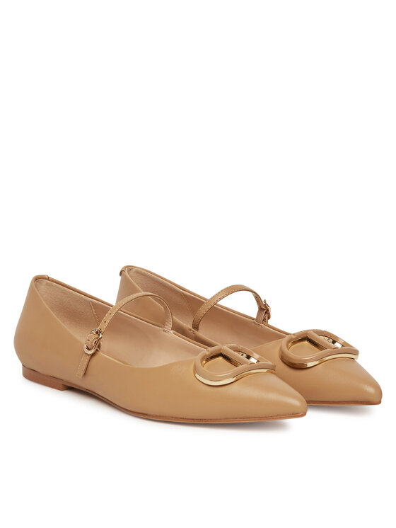 TWINSET TWINSET Balerinke 251TCP064 Rjava