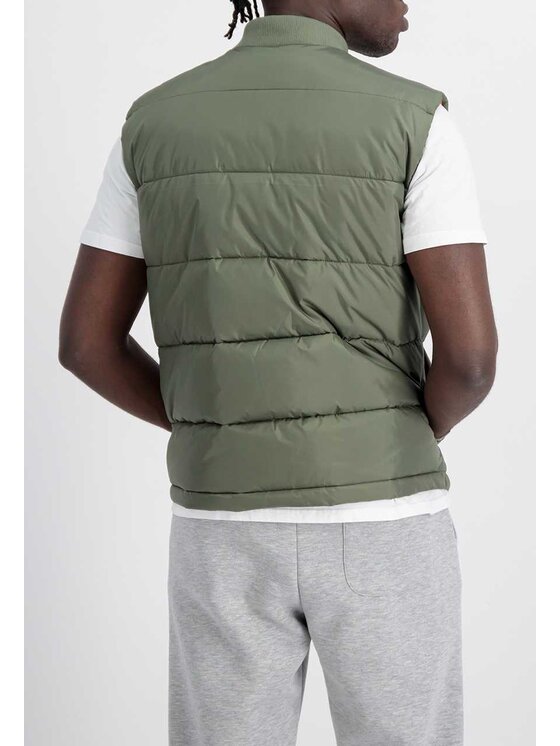 Alpha Industries Alpha Industries Kamizelka 118109 Zielony Regular Fit