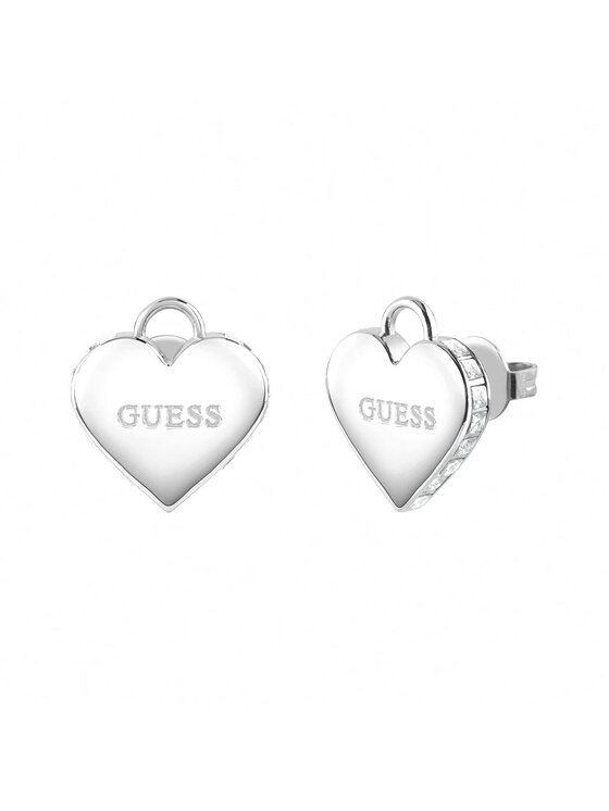 Guess Guess Naušnice JUBE02231JW-RH Stříbrná