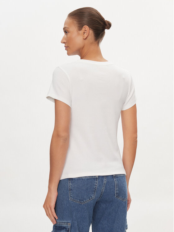 Calvin Klein Jeans Calvin Klein Jeans T-särk J20J223358 Valge Slim Fit