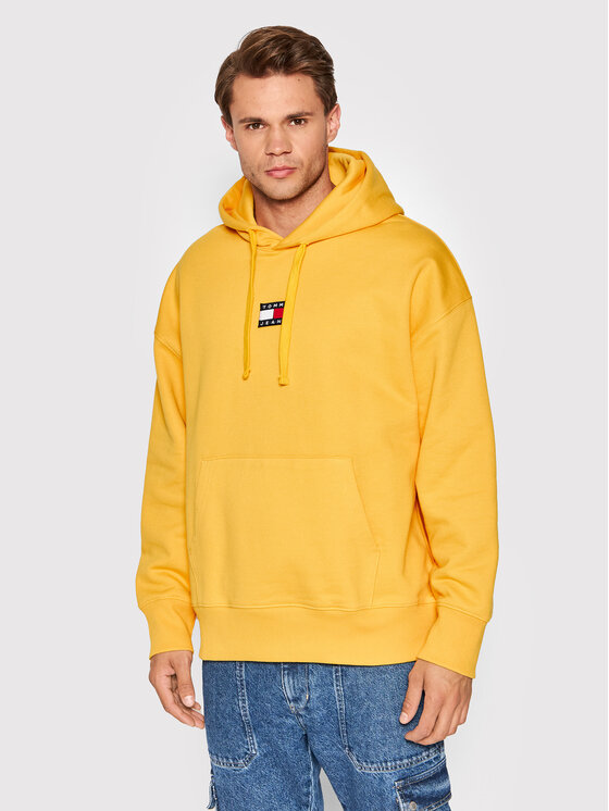 Tommy Jeans Džemperis Tjm Badge DM0DM10904 Geltona Regular Fit • Modivo.lt