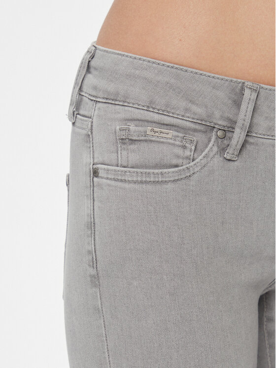 Pepe Jeans Pepe Jeans Jeansy PL204583 Szary Skinny Fit