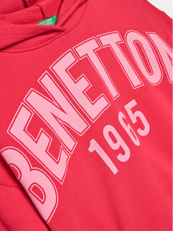 United Colors Of Benetton United Colors Of Benetton Світшот 3J68C203I Рожевий Relaxed Fit