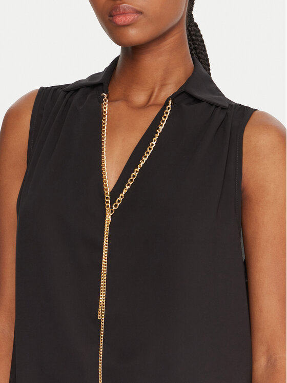 Rinascimento Rinascimento Bluză CFC0125726003 Negru Regular Fit