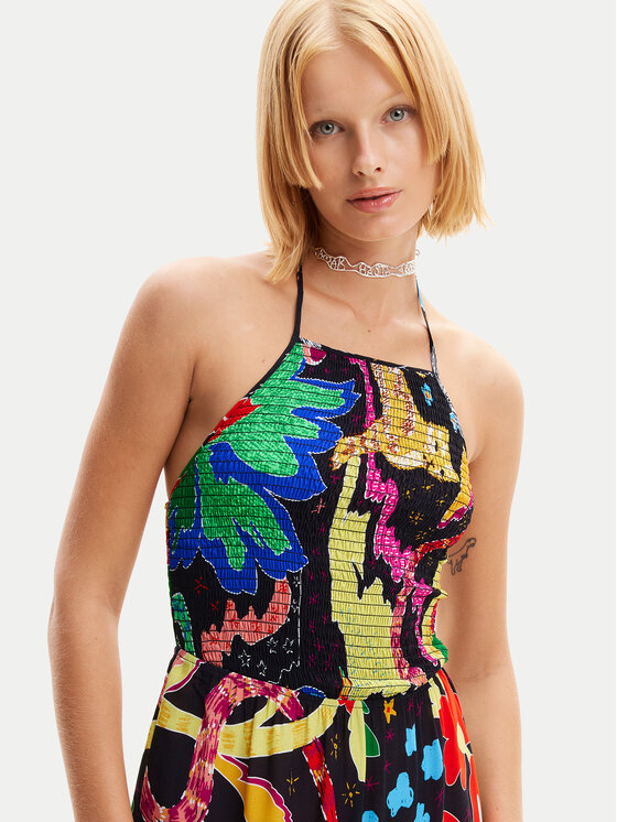 Desigual Desigual Overal Jungle 24SWMW06 Barevná Relaxed Fit