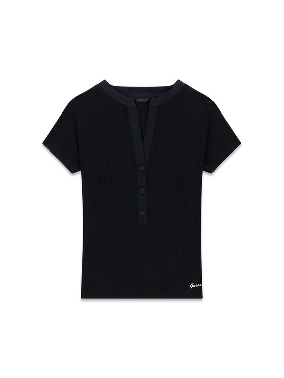 Guess Guess T-Shirt 181895 Černá Classic Fit