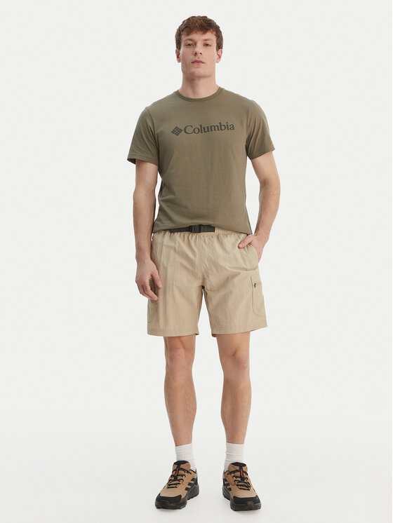 Columbia Columbia Marškinėliai Basic Logo™ 2155001 Žalia Regular Fit