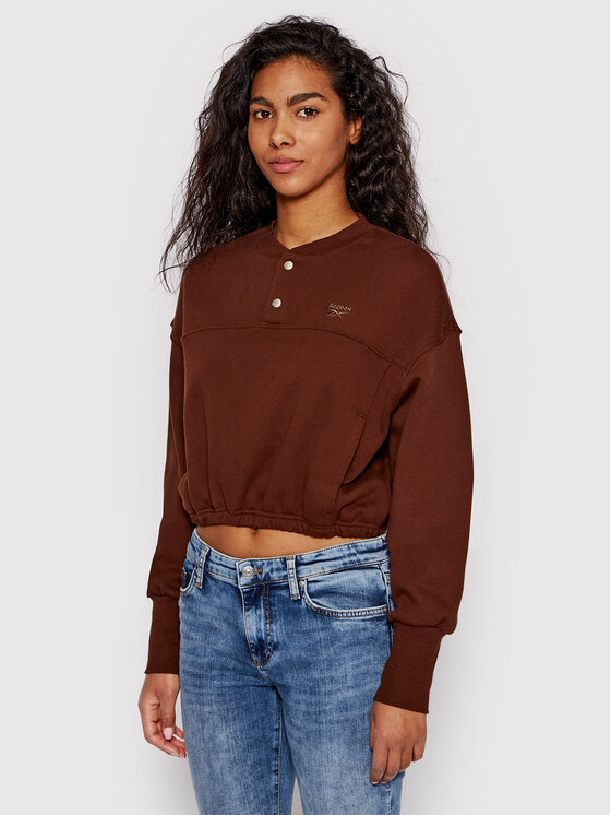 Pull store reebok marron