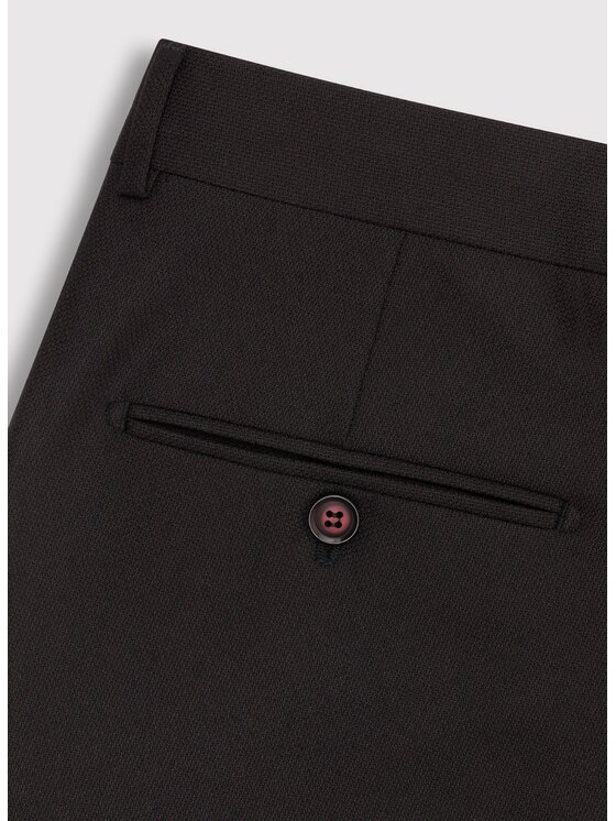 Pako Lorente Pako Lorente Spodnie garniturowe P24SF-6S-005 Bordowy Slim Fit